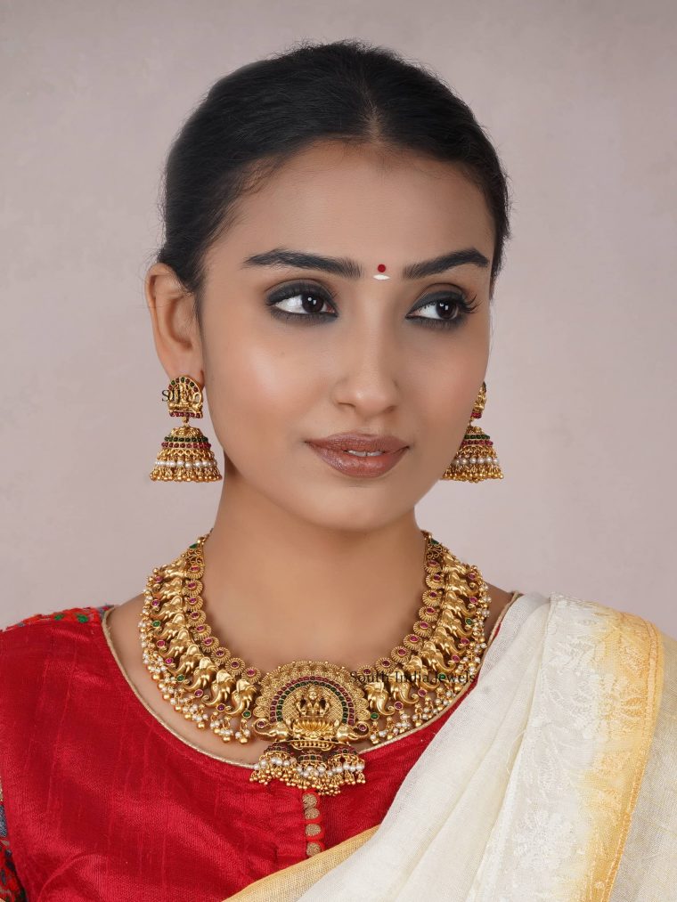 Gorgeous Ganesh Lakshmi Necklace