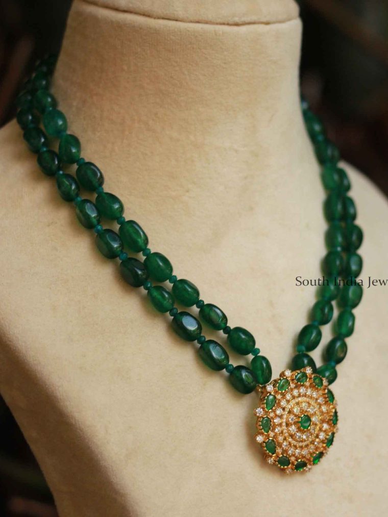 Gorgeous Green Beaded Necklace