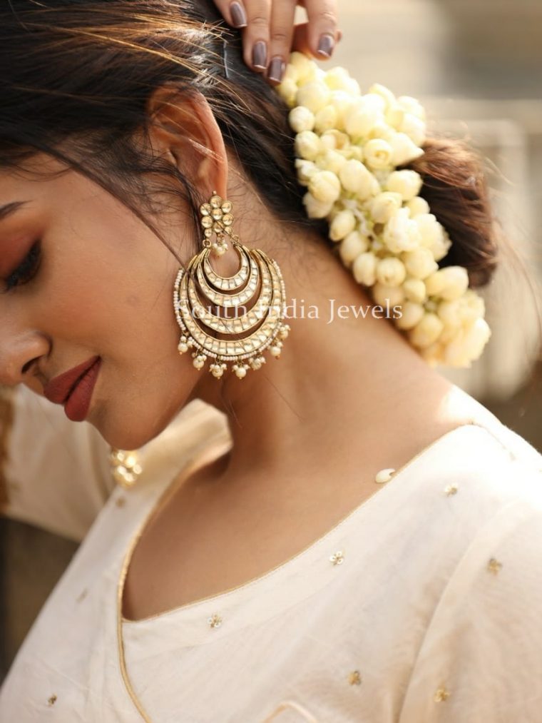 Gorgeous Layered Chandbali Earrings