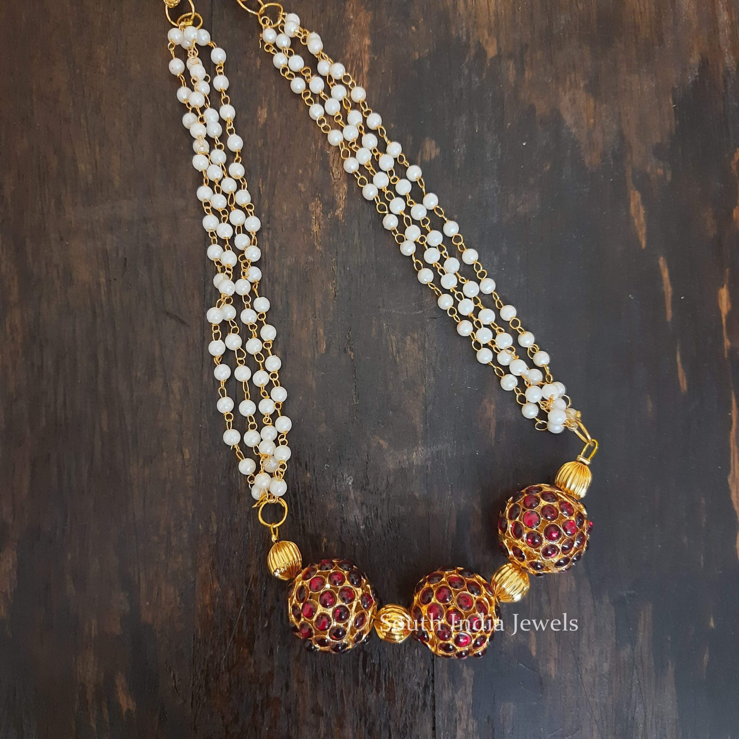 Gorgeous Rudraksha Pearl Necklace