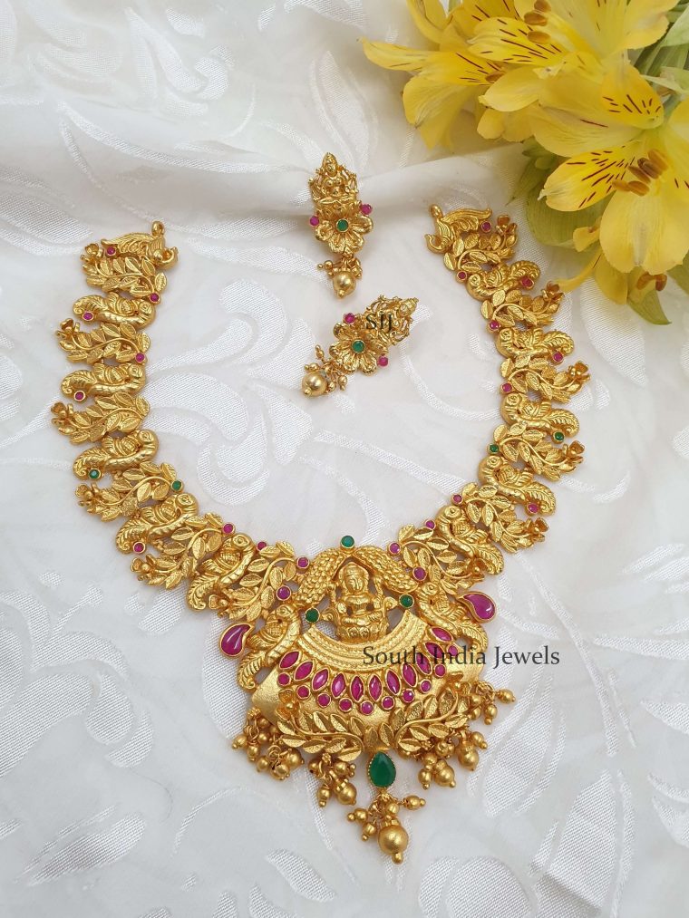 Lakshmi Designer Gold Replica Necklace