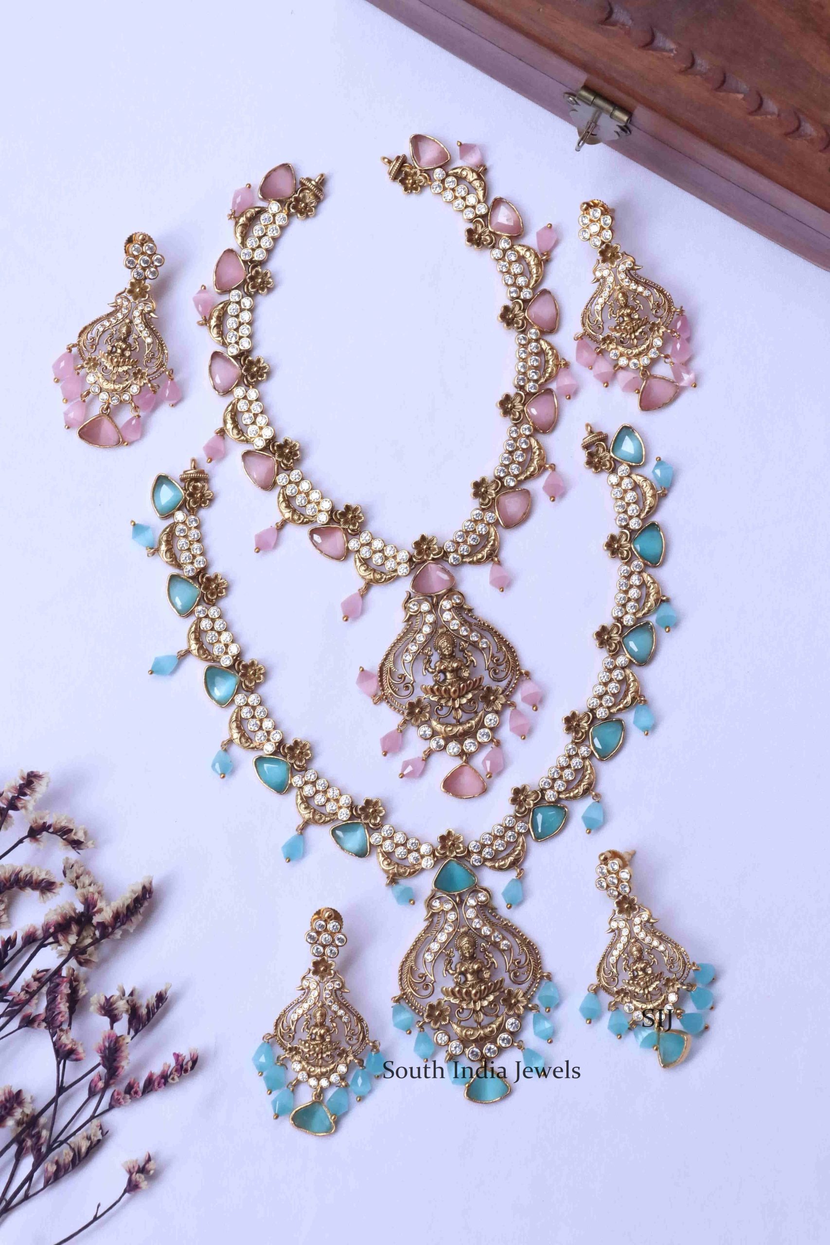Pretty Lakshmi Stones Necklace