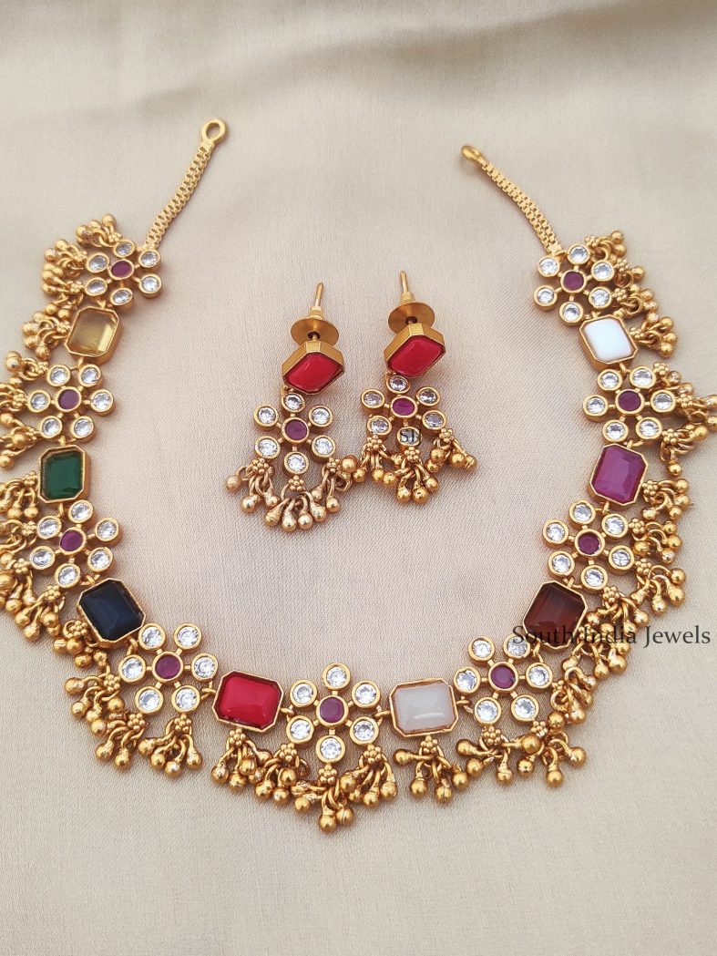 Stunning Loreal Navarathna Necklace