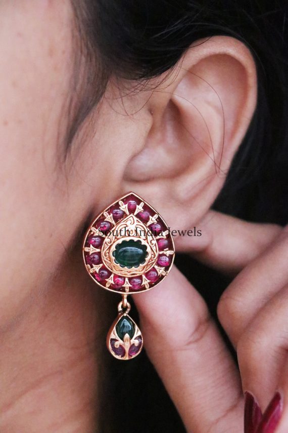 Stunning Pink Drop Earrings