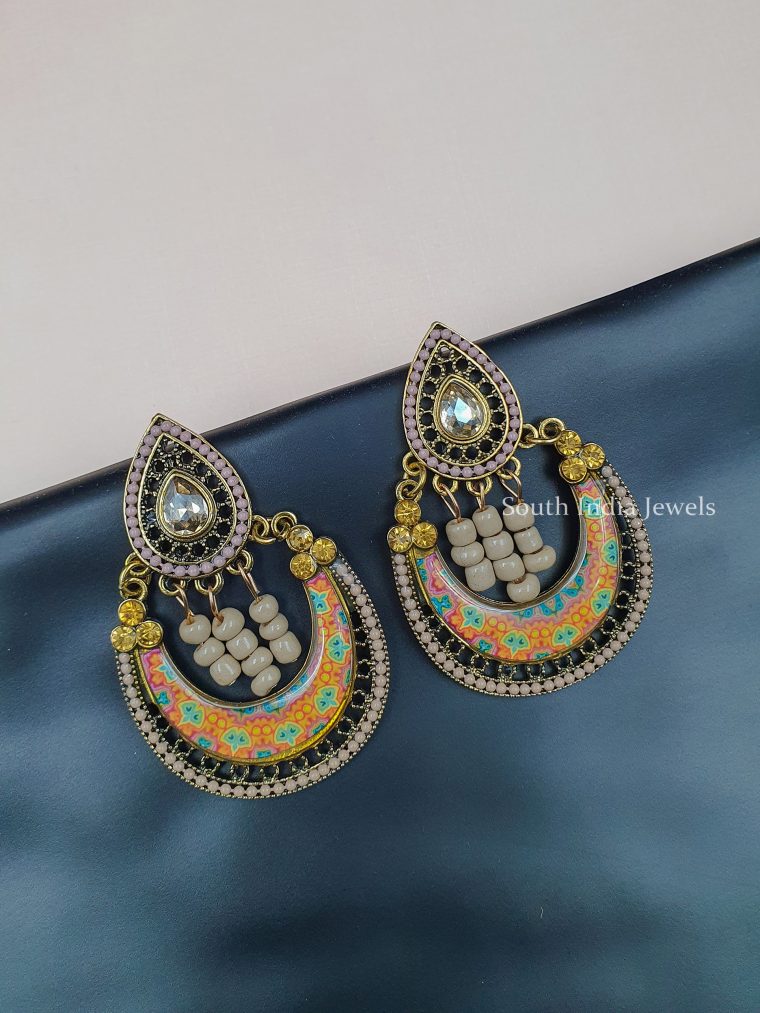 Trendy Indo - Western Chandbali Earrings