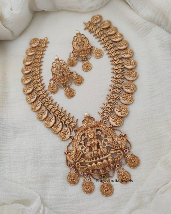 Trendy Lakshmi Coin Necklace