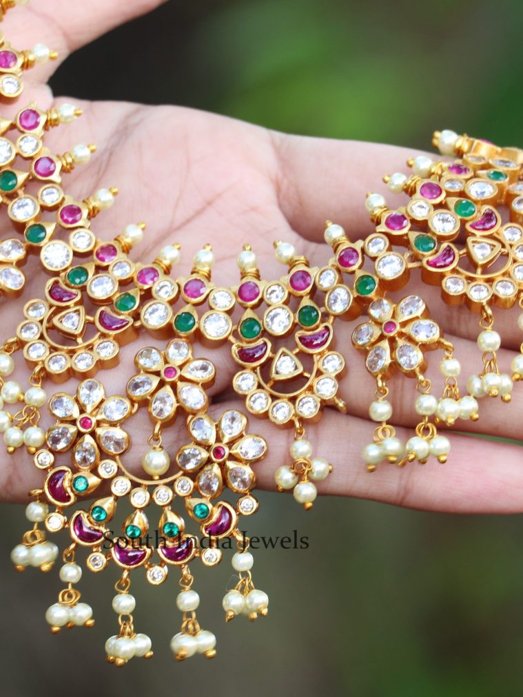 Amazing Floral Multi Stone Necklace