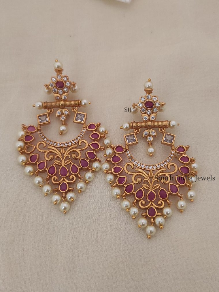 Beautiful Chandbali Design Earrings