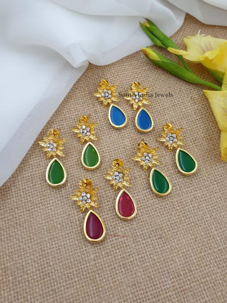 Beautiful Floral Design Earrings (2)