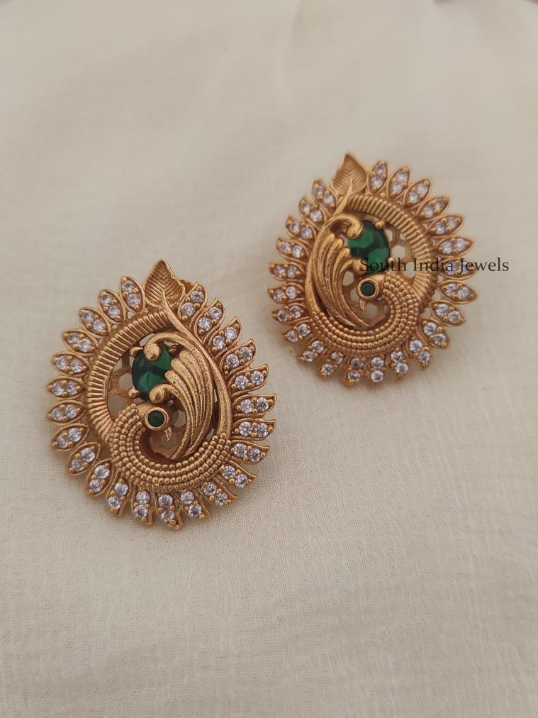Beautiful Green Peacock Stud