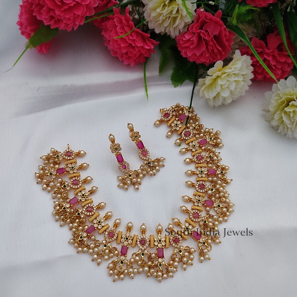 Beautiful Guttapusalu Necklace