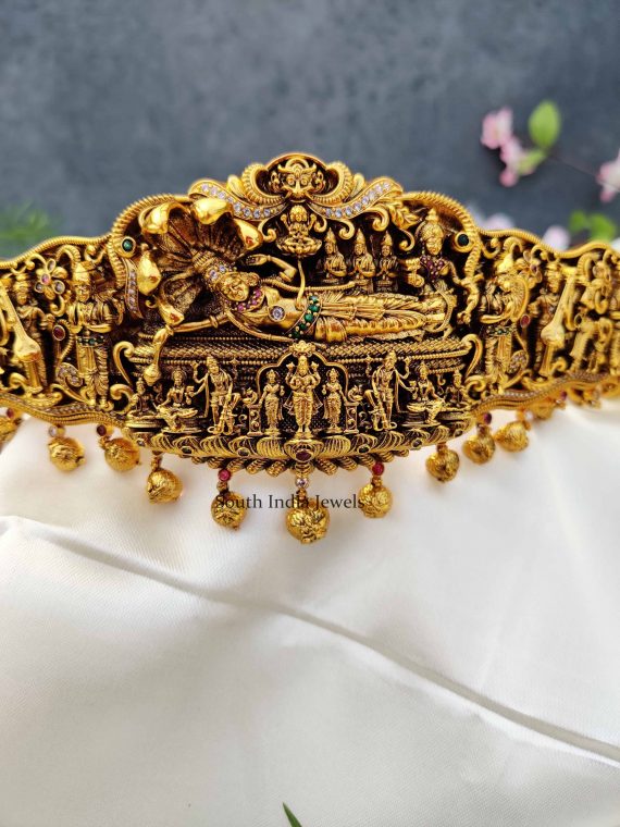 Bridal Vishnu Murthi Hip Belt