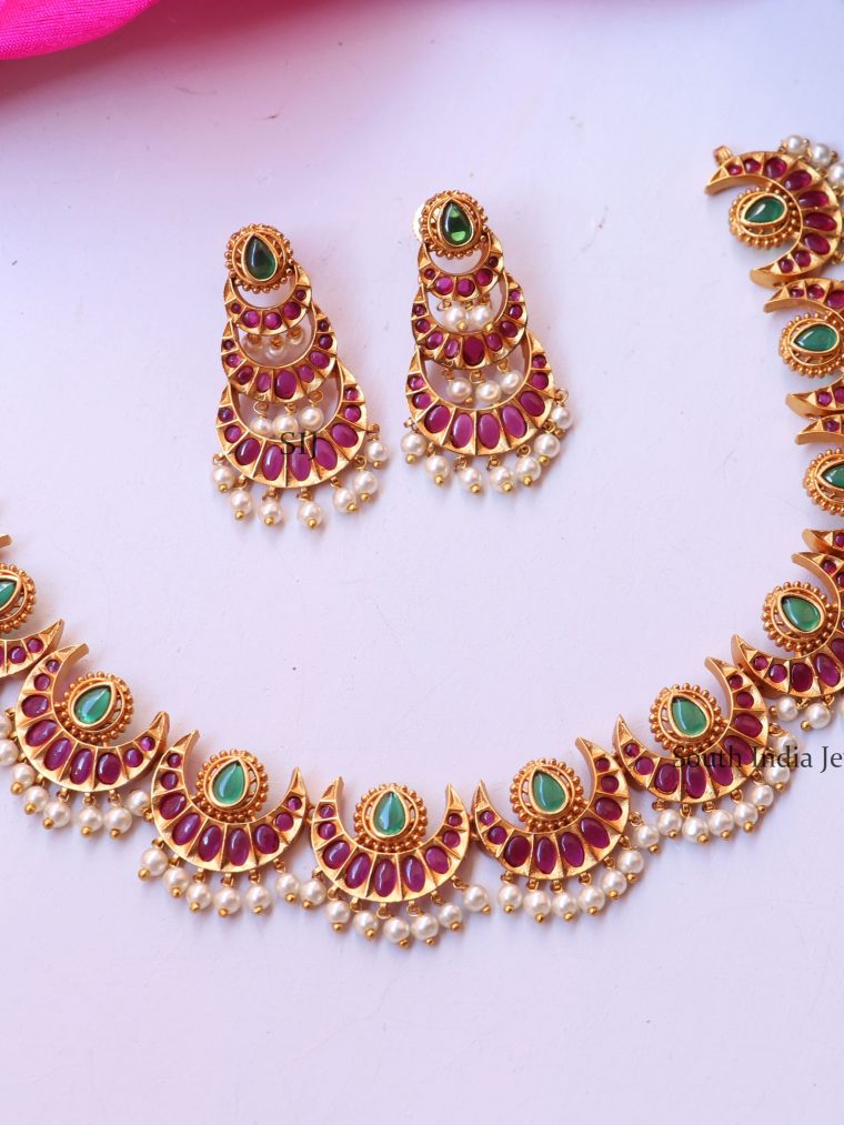 Exquisite Chandbali Design Necklace