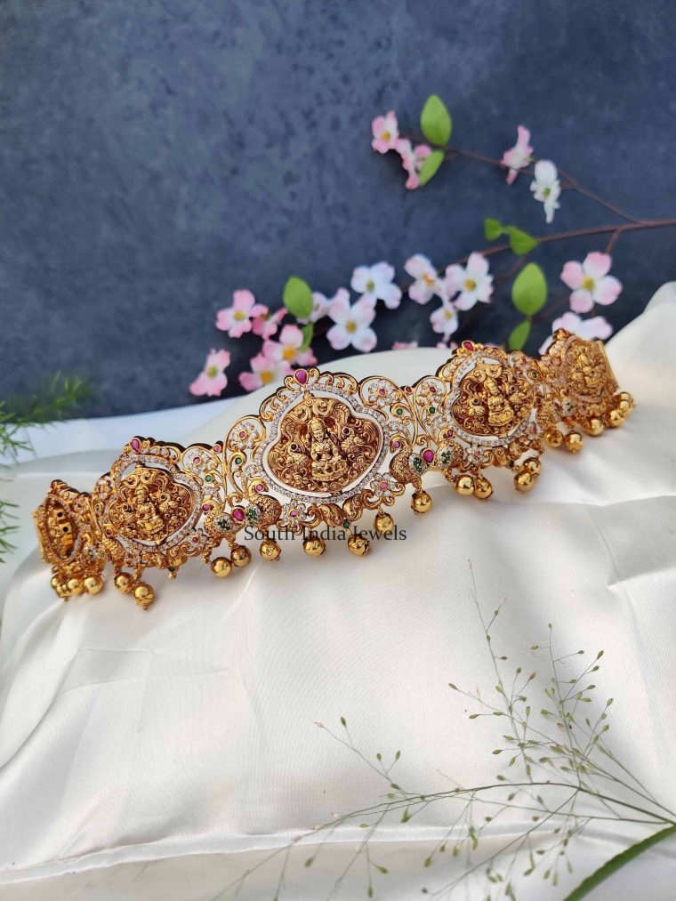 Floral Lakshmi Design Hip Belt