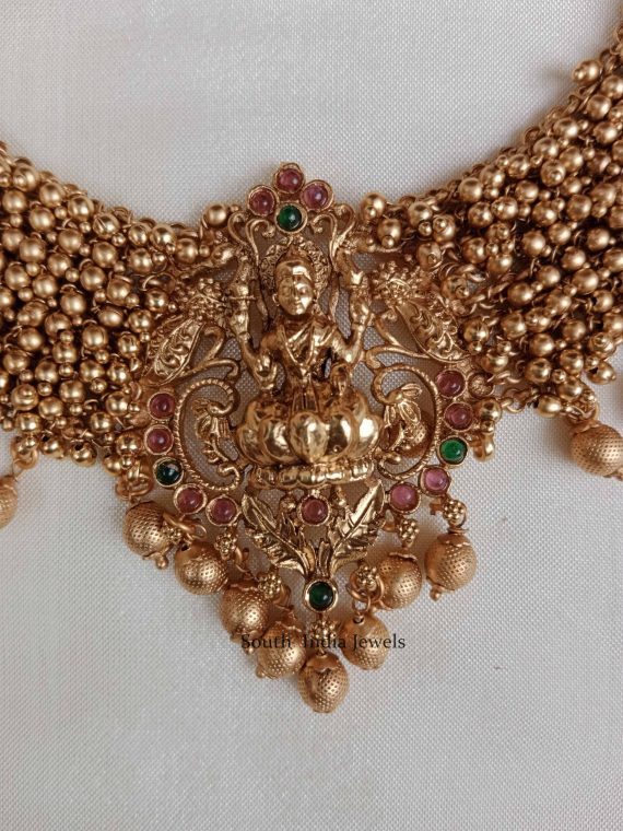 Goddess Lakshmi Design Necklace