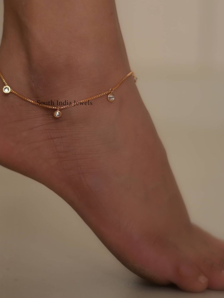 Gorgeous AD Stones Anklets