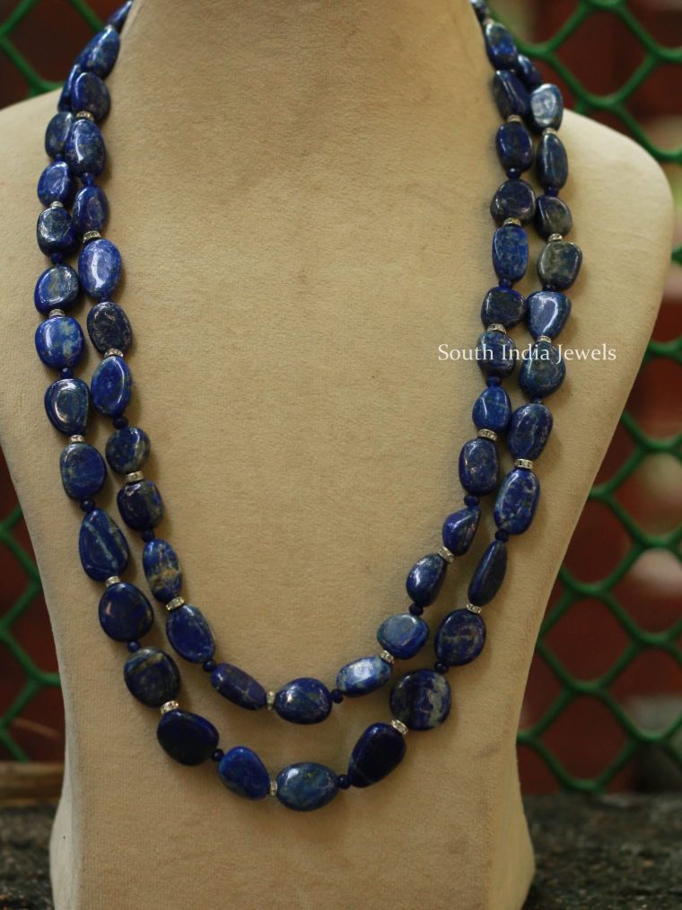 Gorgeous Blue Beaded Necklace