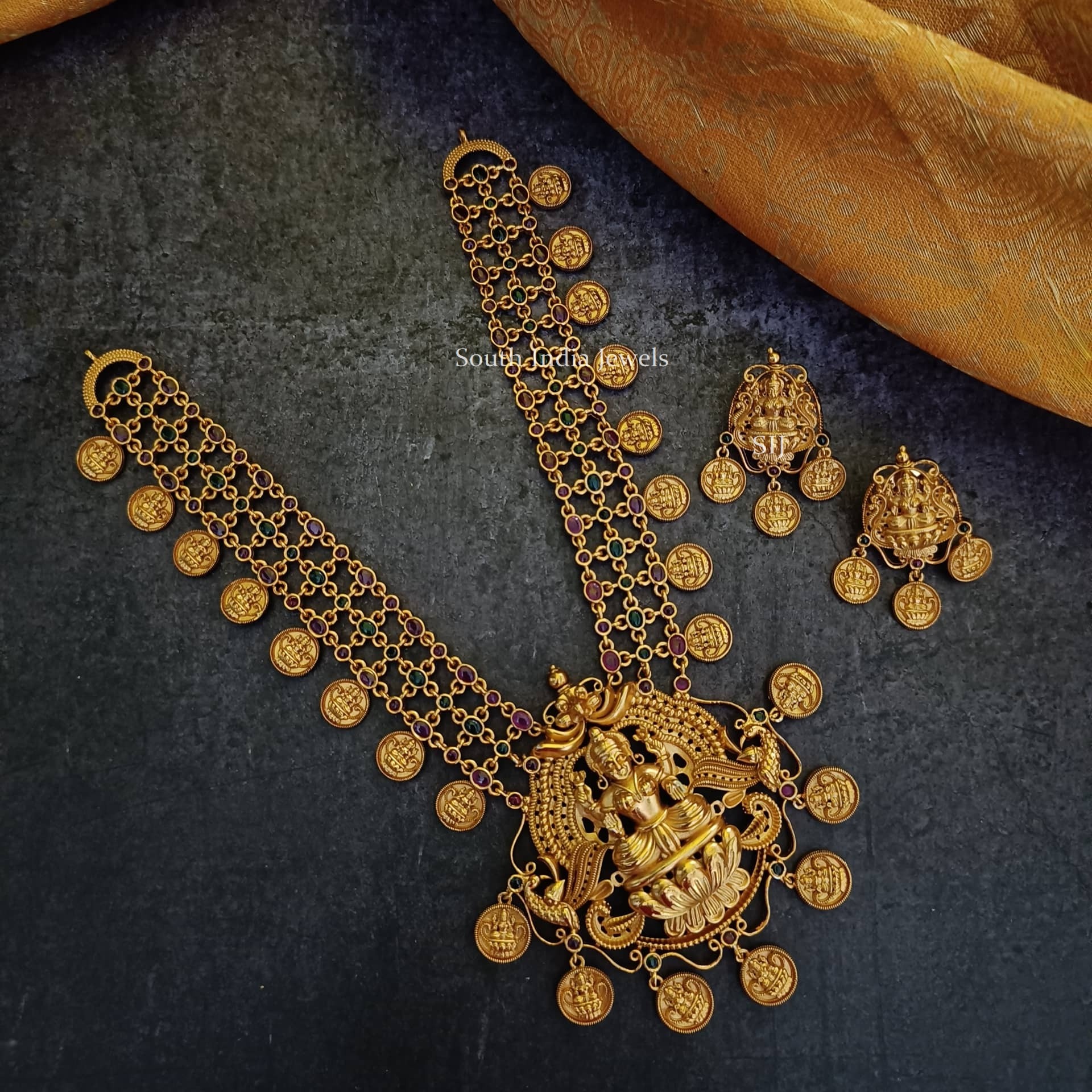 Grand Lakshmi Coin Necklace