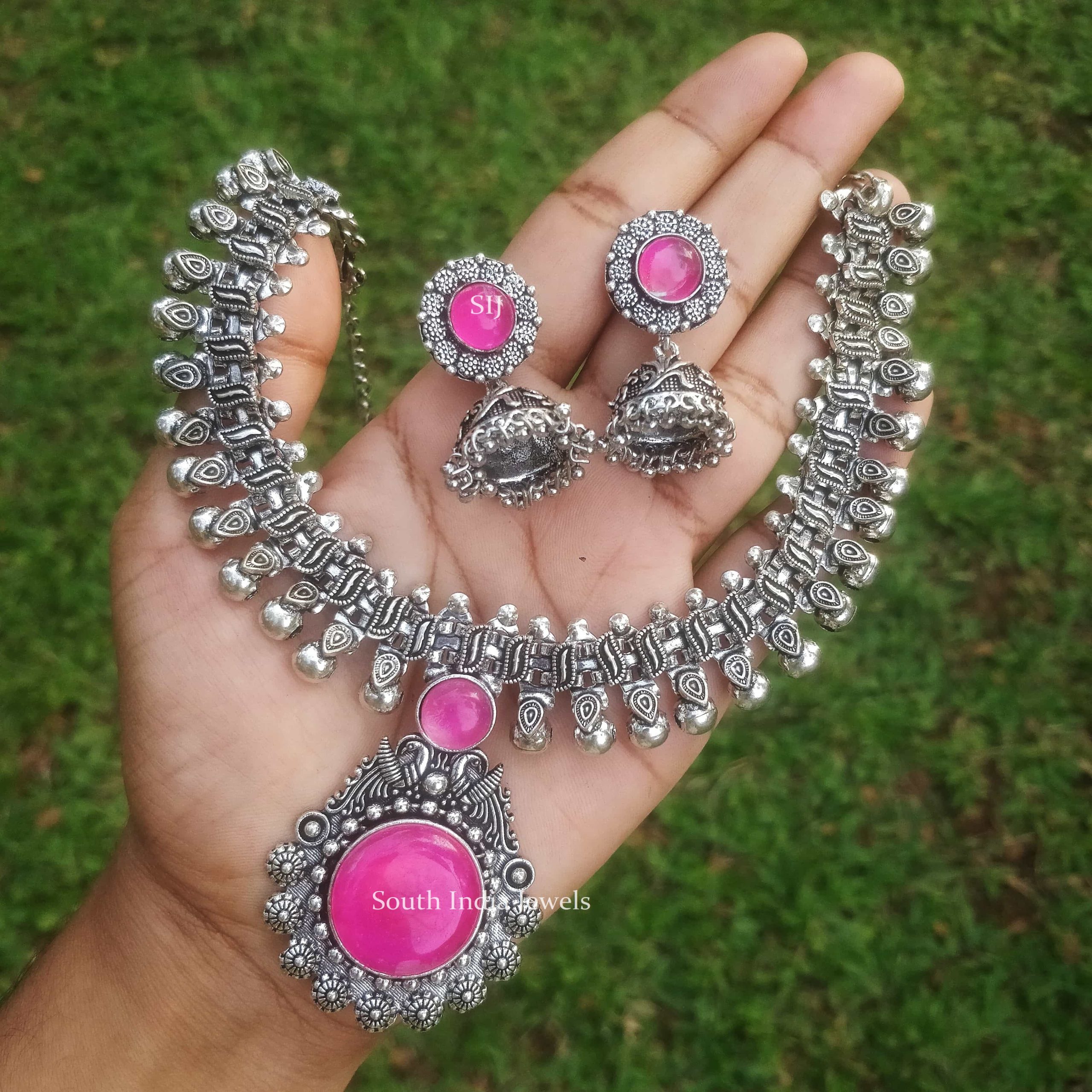Kolhapuri German Silver Necklace