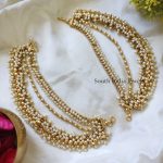 Layered Pearl & Golden Beads Mattal