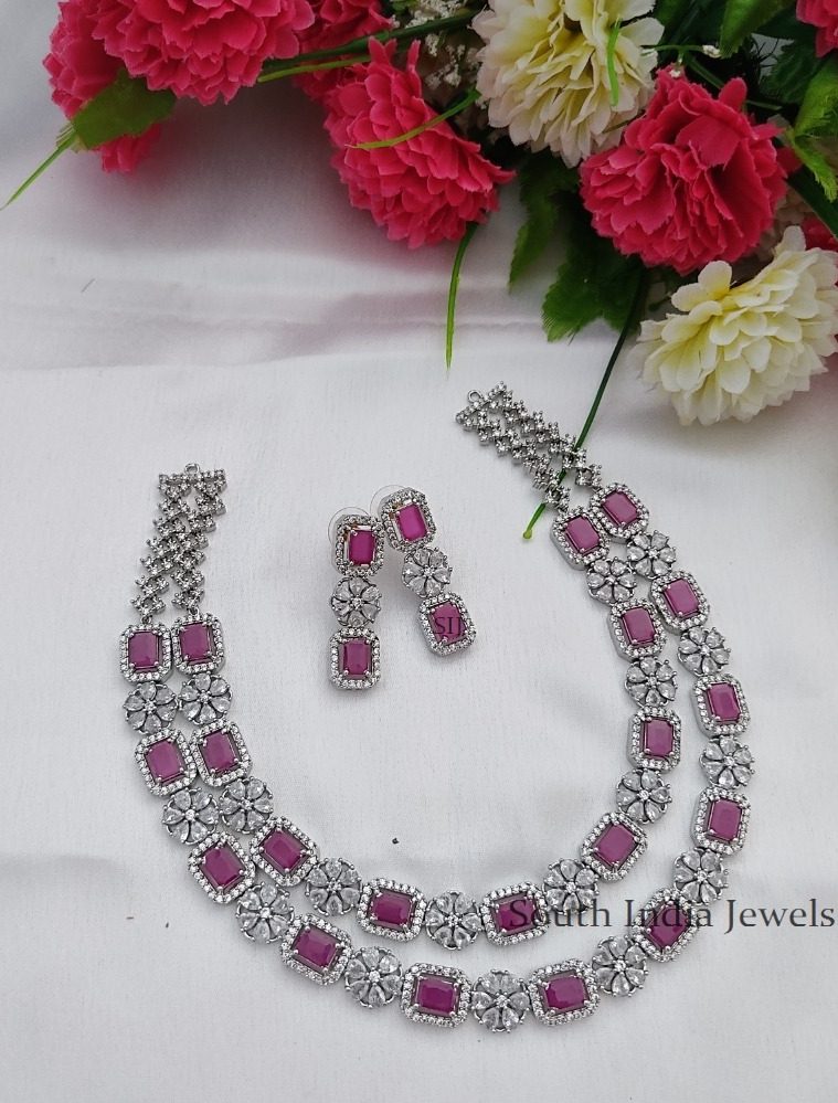 Layered Rhodium Polish Necklace