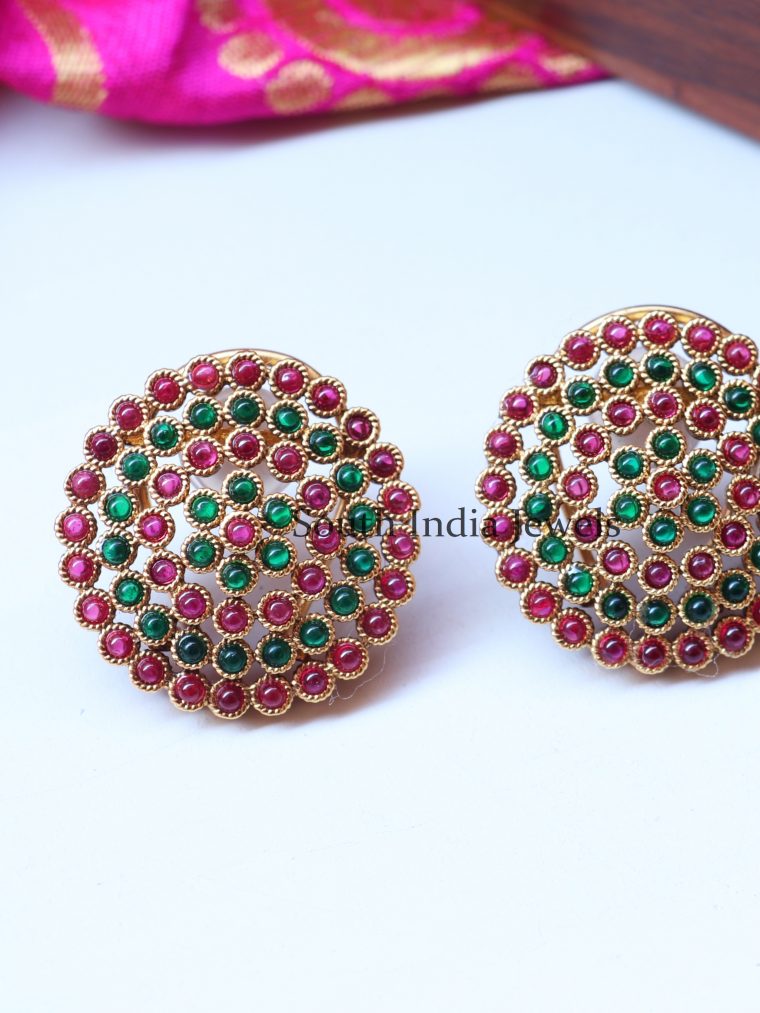 Multi Color Bindu Earrings