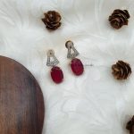 Pretty Color Stones Earrings (4)