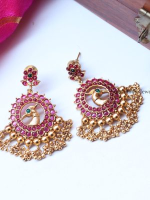 Pretty Peacock Kalaapi Earrings