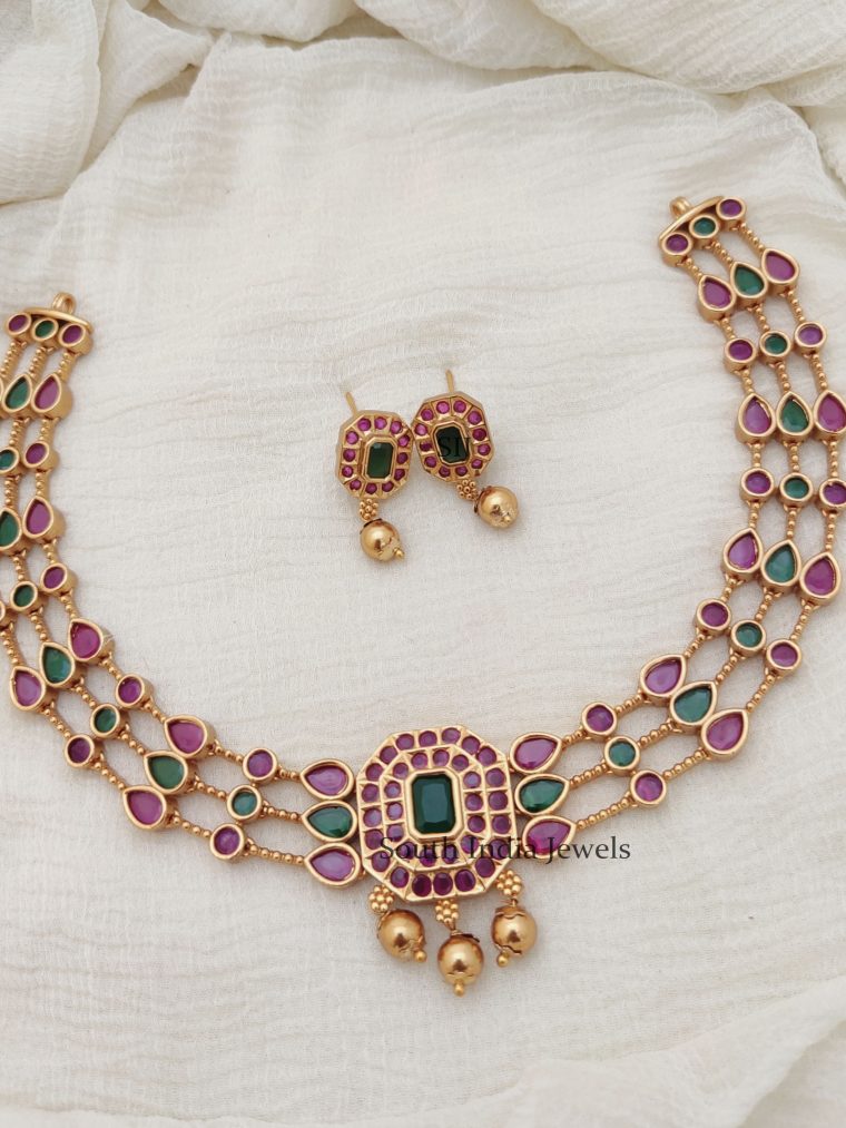 Rich Ruby Green Necklace (2)