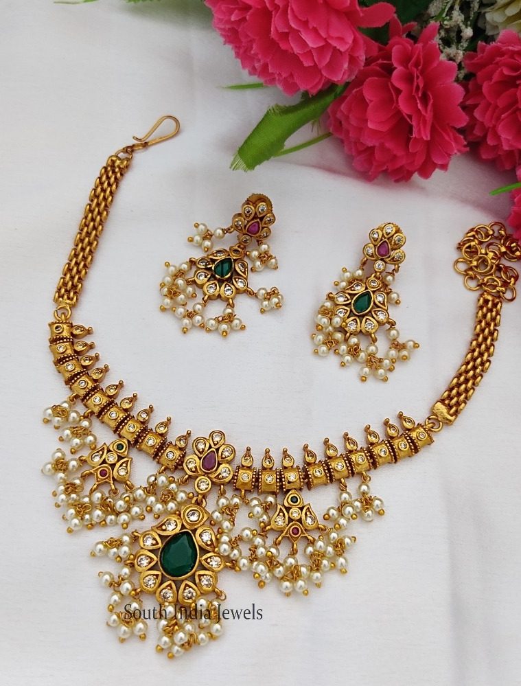 Small Guttapusalu Design Choker..