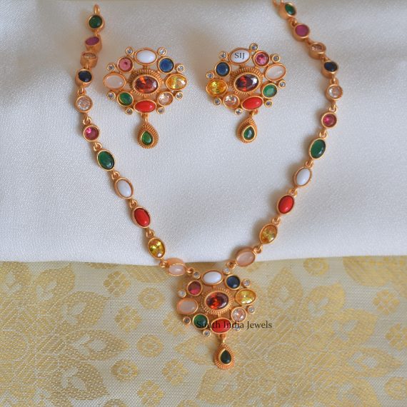 Stunning Navaratna Designer Necklace