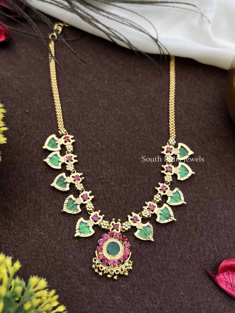 Traditional Kerala Palakka Necklace