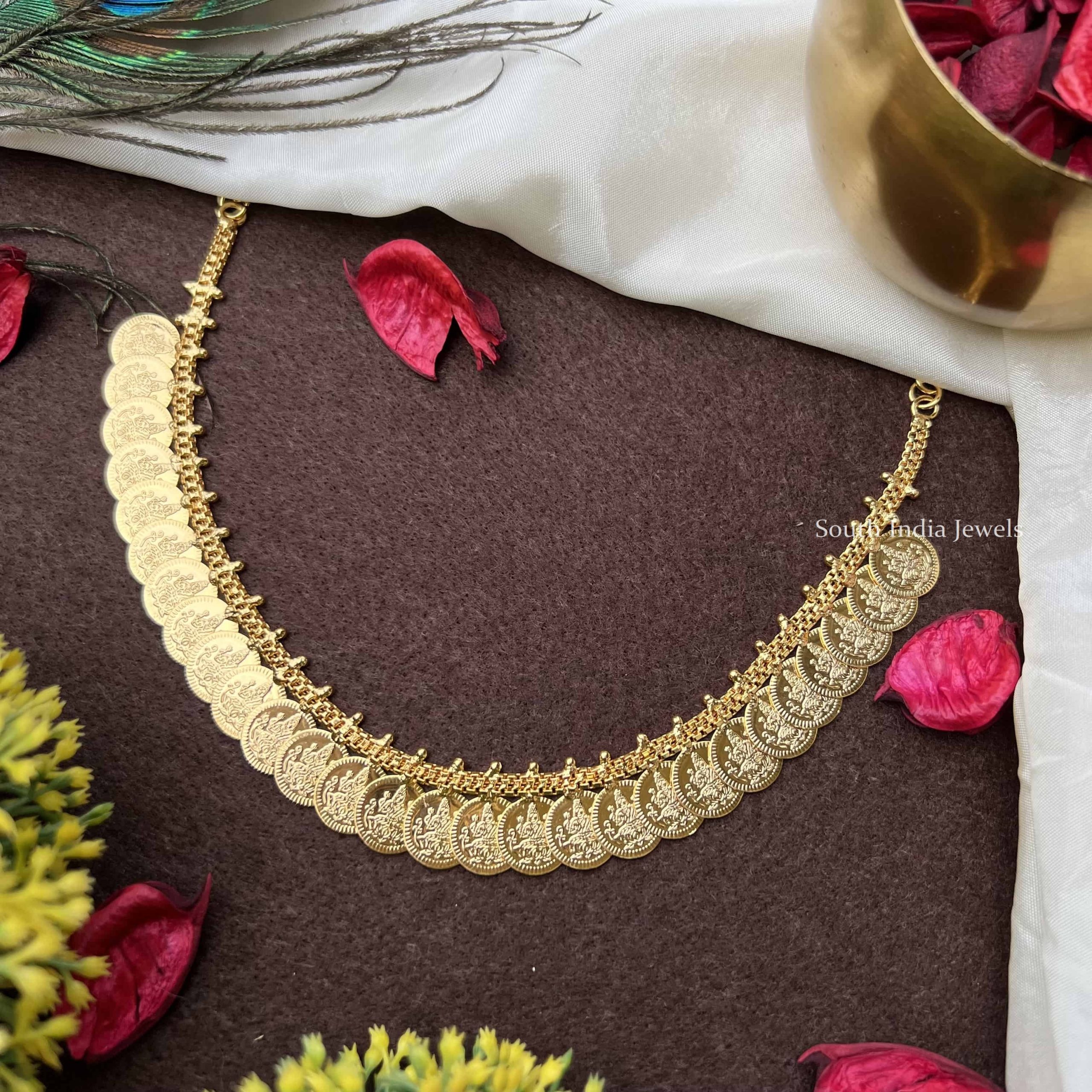 Trendy Lakshmi Coin Necklace