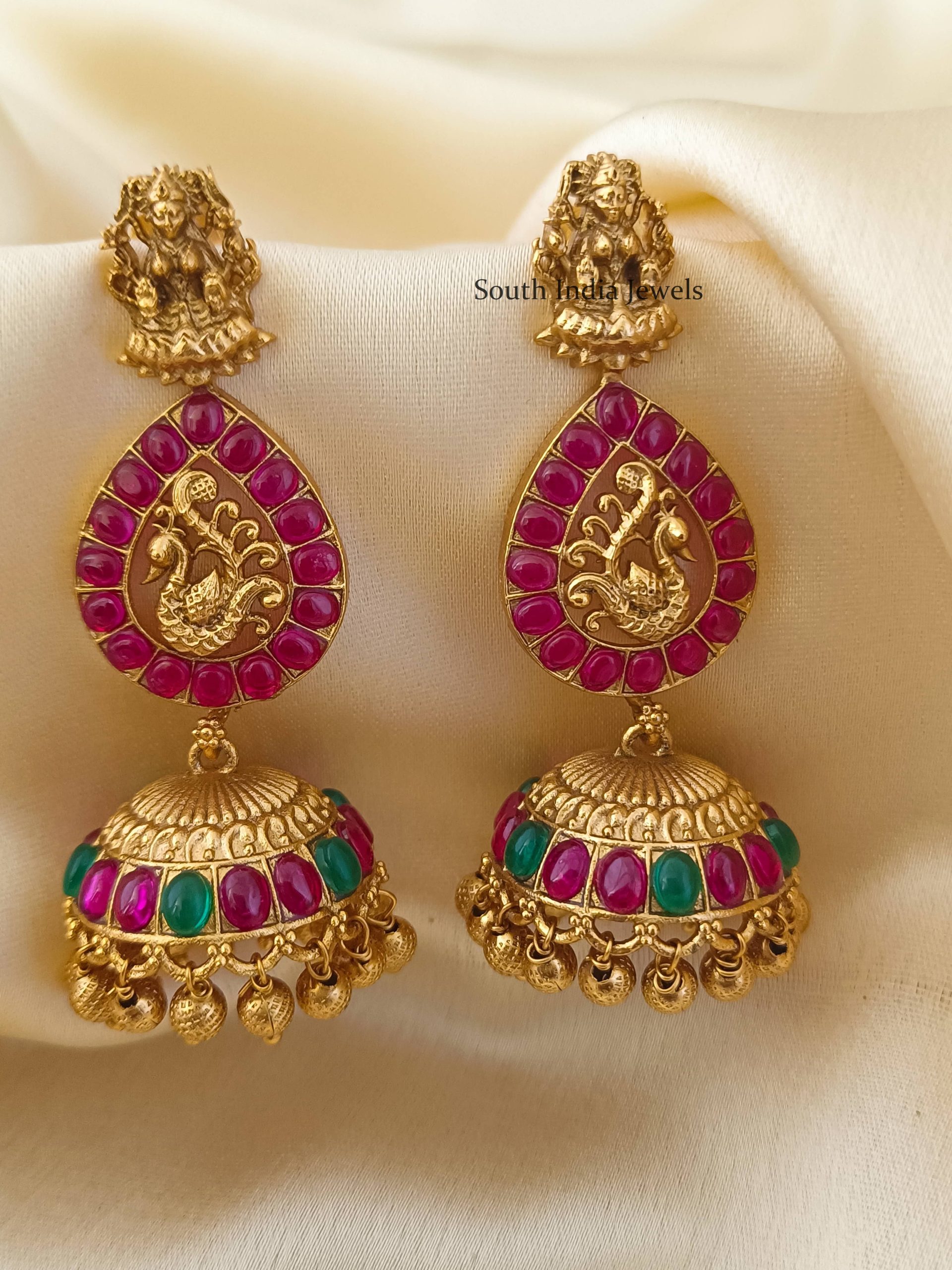 Artificial Jhumkas Earrings -South India Jewels Online Stores