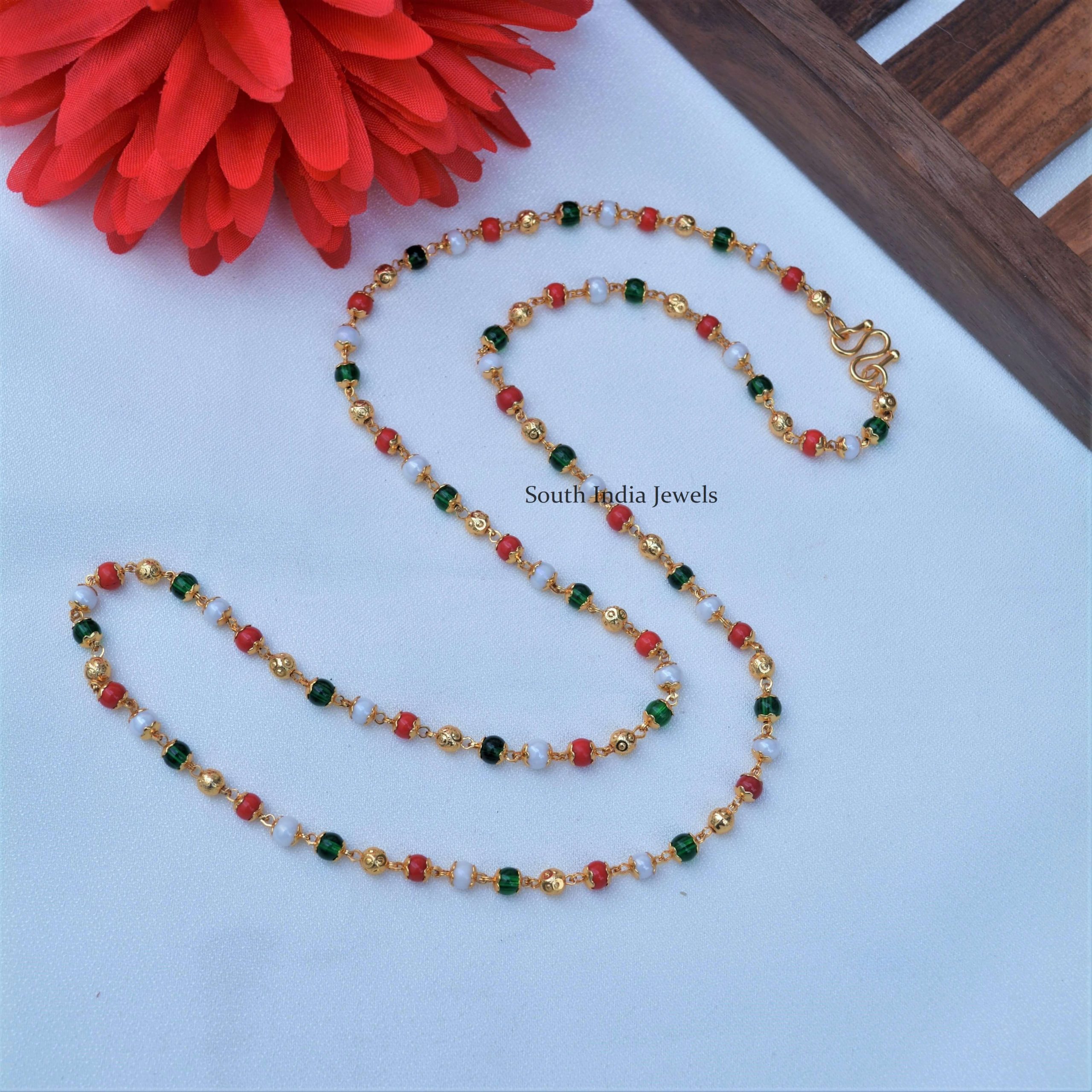 Amazing Multicolor Beads Chain