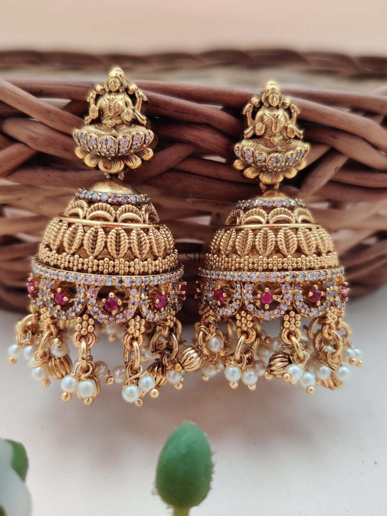 Antique Lakshmi Jhumkas