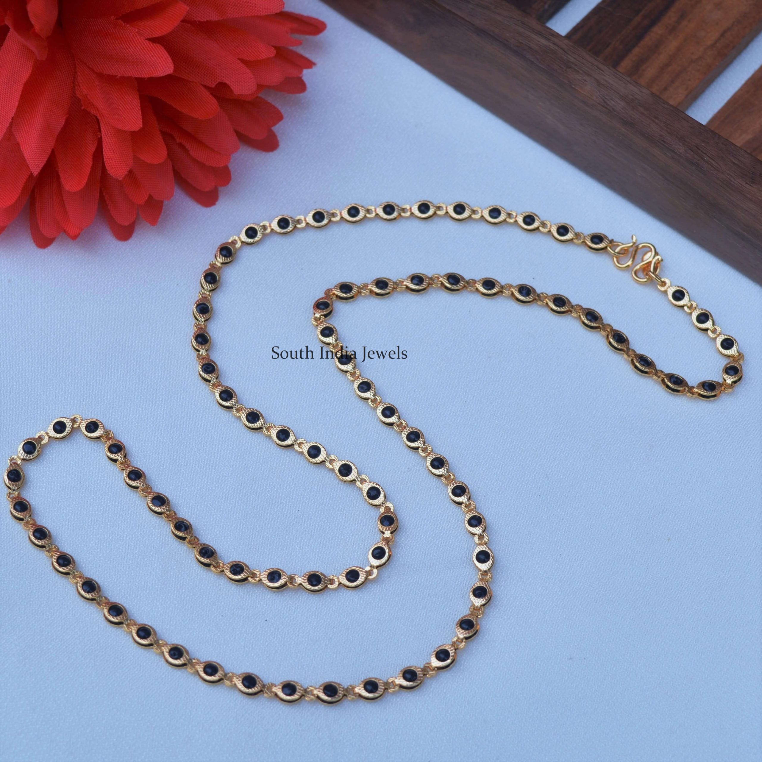 Attractive Black Beads Chain