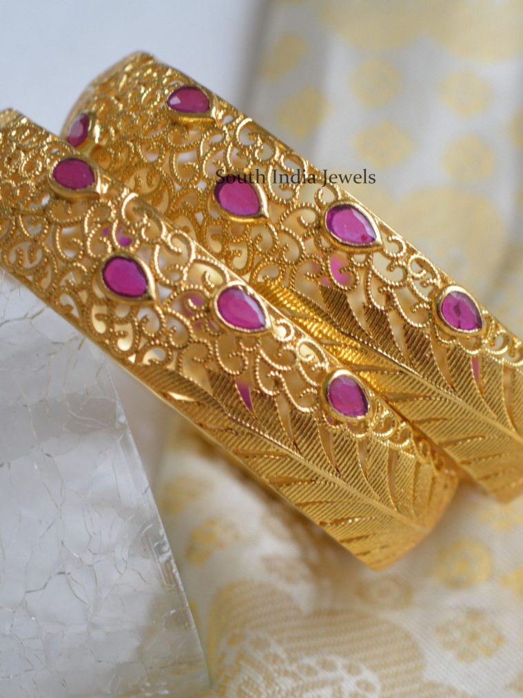 Beautiful Gold Finish Bangles