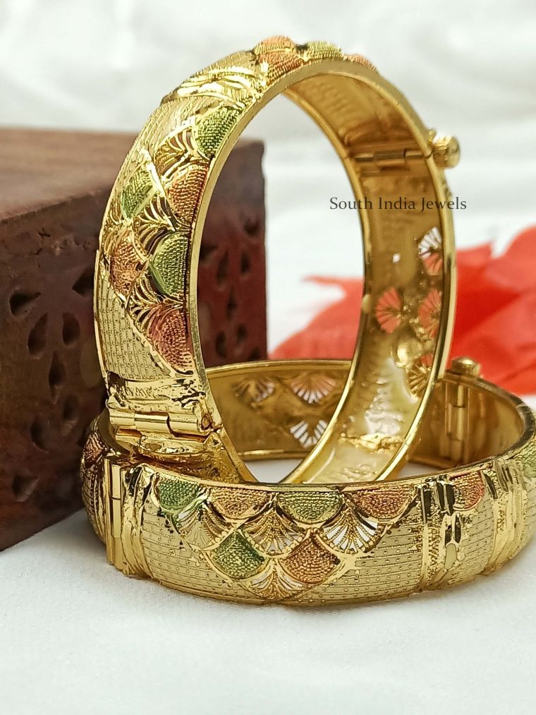 Elegant Openable Gold Plated Bangles