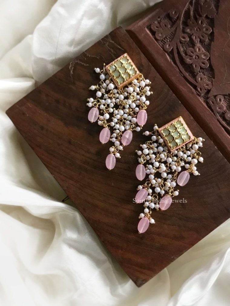 Exquisite Pearls Clusters Earrings