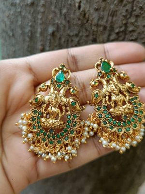 Gold Alike Lakshmi Earrings