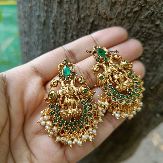Gold Alike Lakshmi Earrings