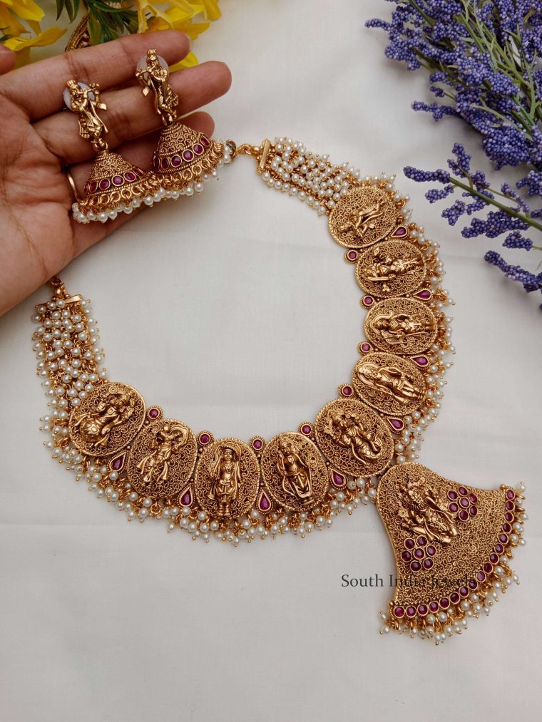 Gorgeous Dashavataram Necklace