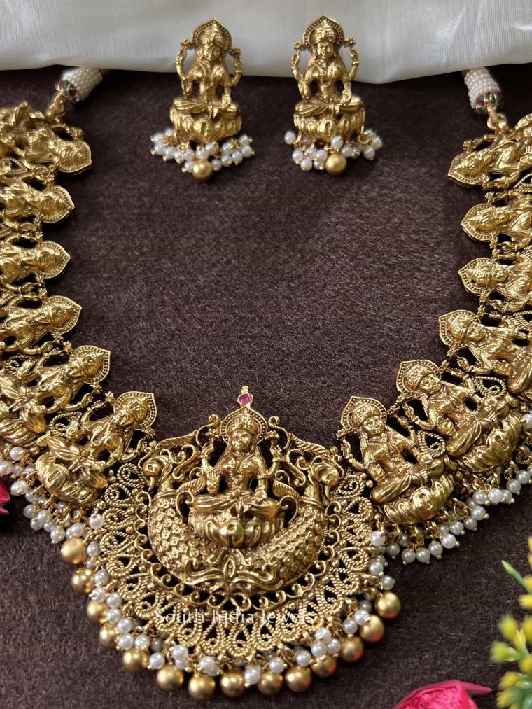 Grand Lakshmi Design Necklace