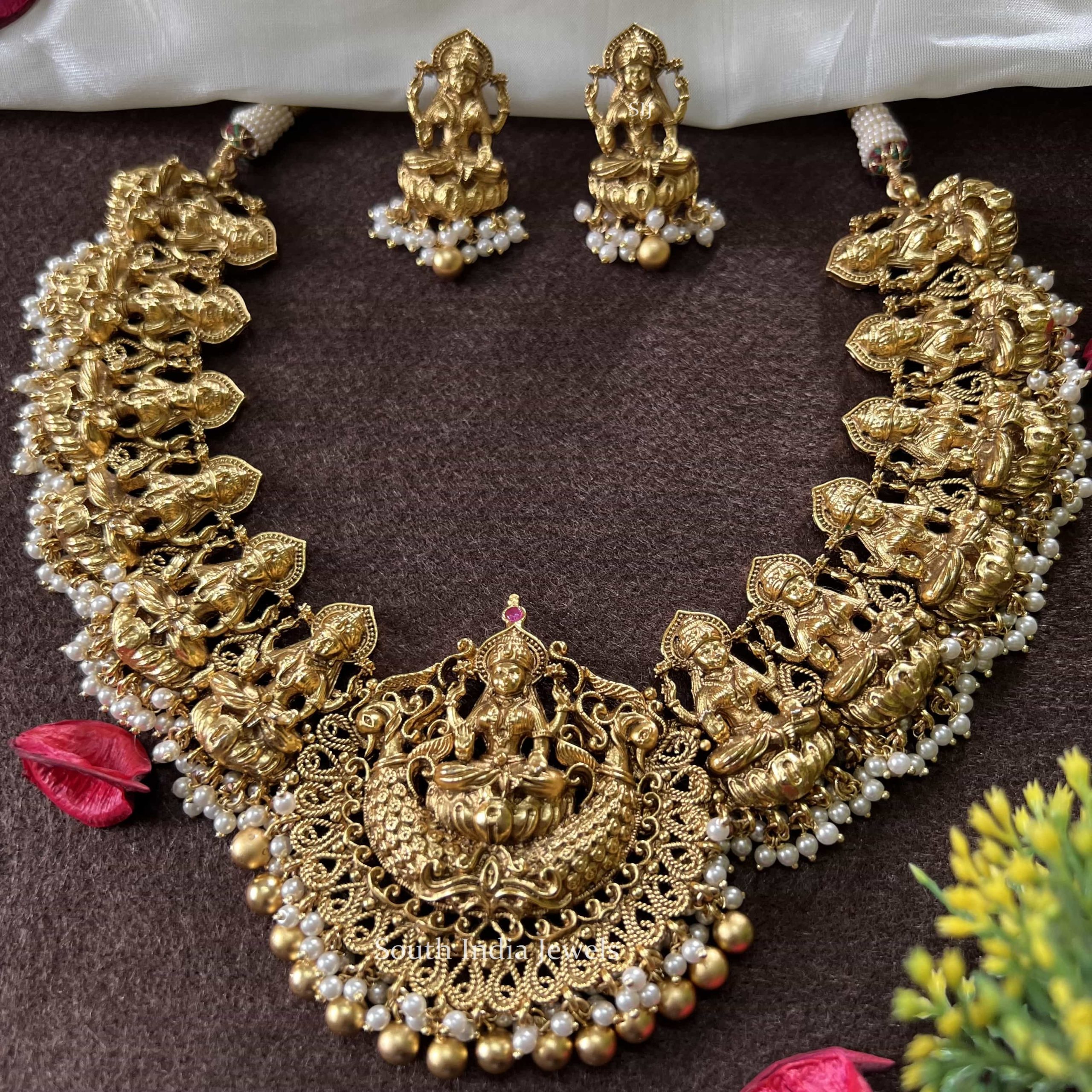 Grand Lakshmi Design Necklace