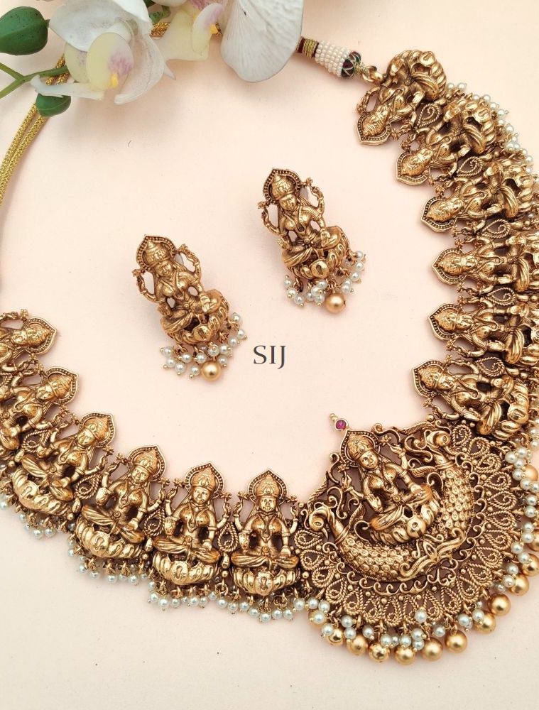 Grand Lakshmi Design Necklace