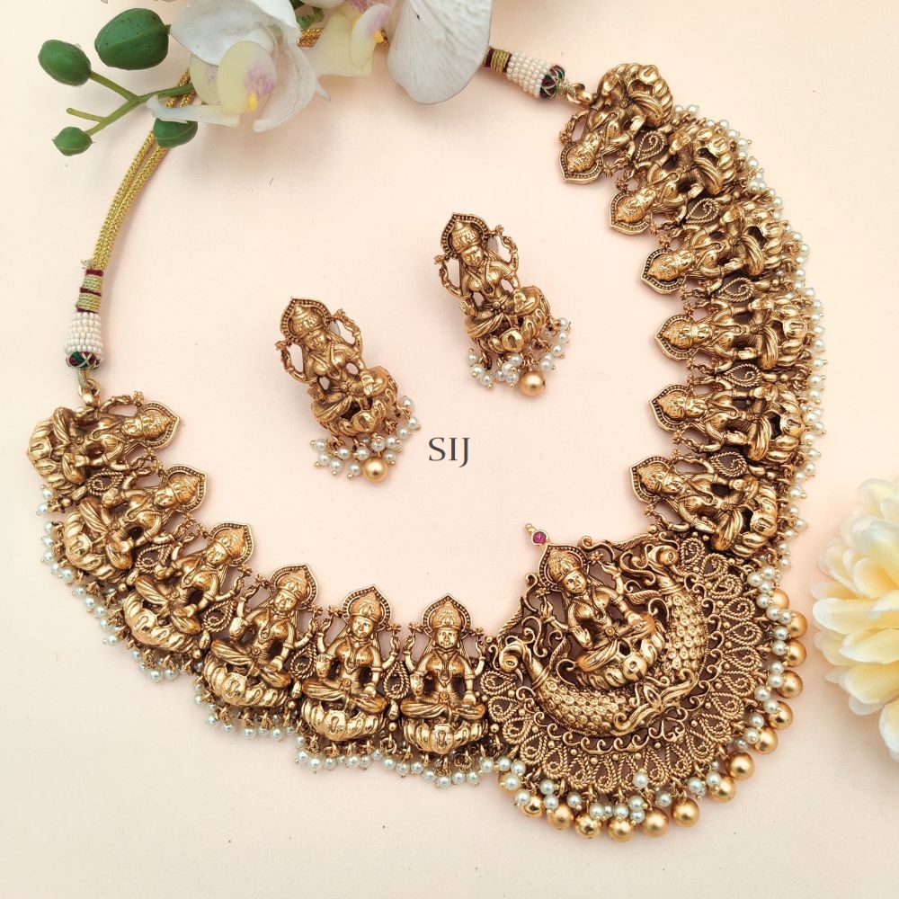 Grand Lakshmi Design Necklace