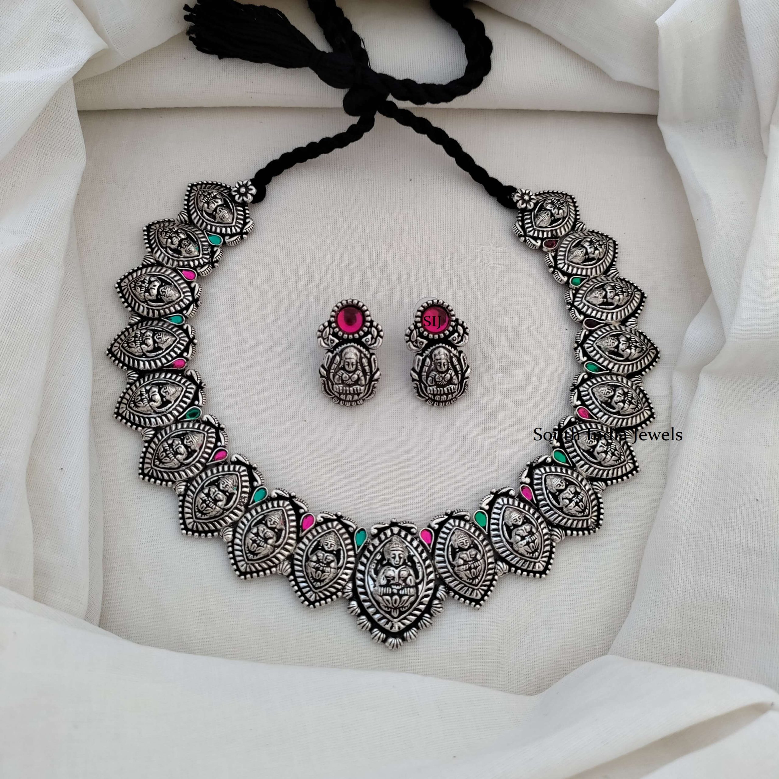 Lakshmi German Silver Necklace