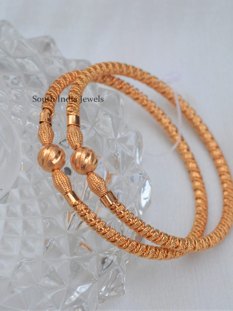 Magnificent Gold Finish Bangles