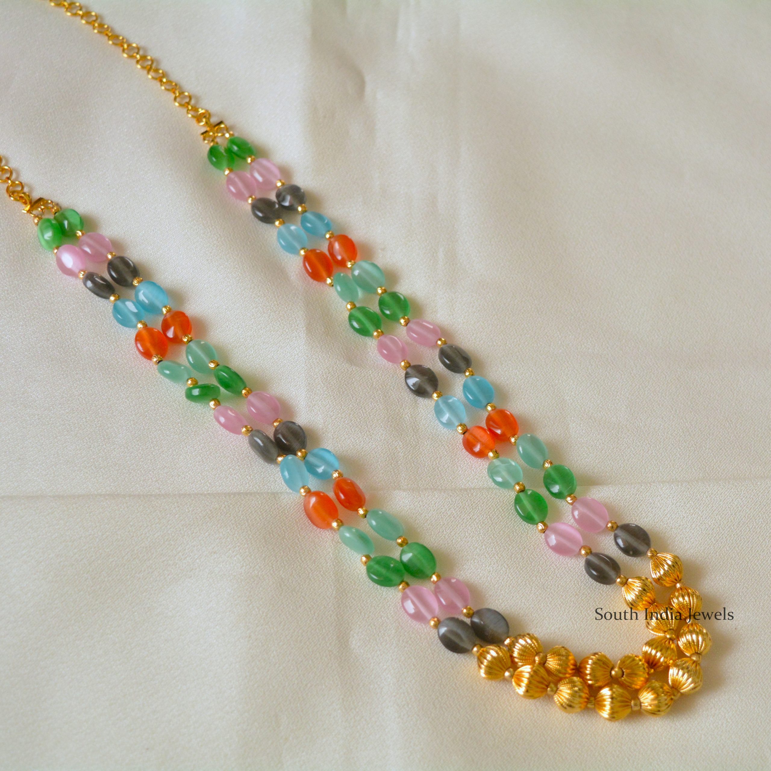Multicolored Bead Necklace – Steph & Jules
